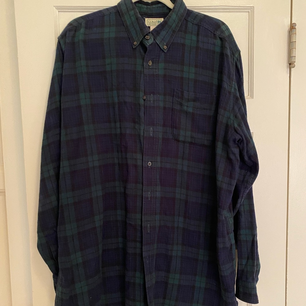 Mens LL Bean Flannel